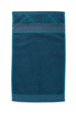 Sale Pip Studio Gastehandtuch Set/3 Soft Zellige Dunkel 30X50 Cm Blau