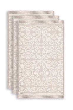 Pip Studio Gastehandtuch Set/3 Tile De Pip 30X50 Cm Khaki