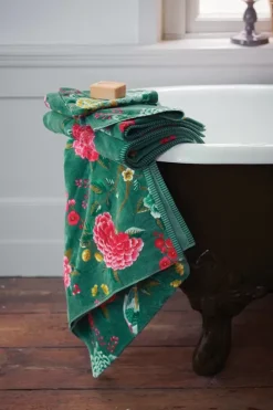 Online Pip Studio Grose Handtuch Good Evening 70X140 Cm Grun