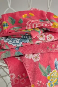 Hot Pip Studio Grose Handtuch Good Evening 70X140 Cm Koralle