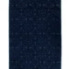 Hot Pip Studio Grose Handtuch Tile De Pip Dunkel 70X140 Cm Blau