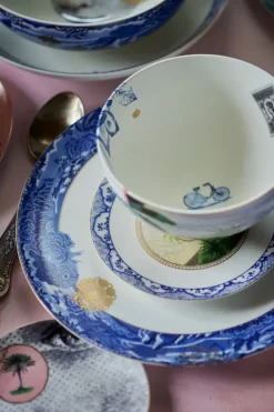 Outlet Pip Studio Heritage Petit Four Gesicht Schwarz/Weis 12 Cm