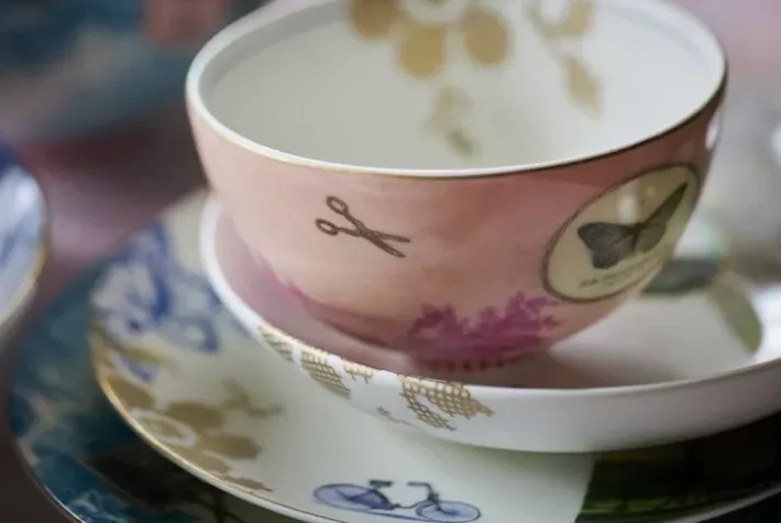 Discount Pip Studio Heritage Schale Bemalt Rosa 12 Cm