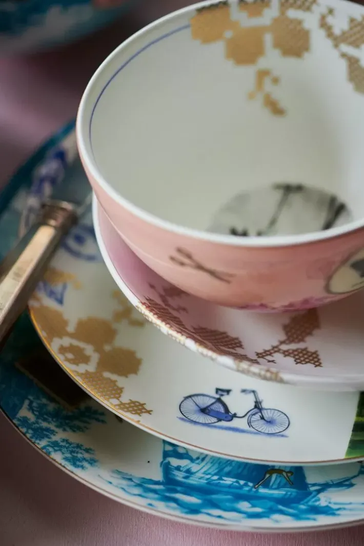 Discount Pip Studio Heritage Schale Bemalt Rosa 12 Cm