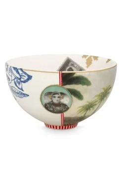 Pip Studio Heritage Schale Palme Weis 15 Cm