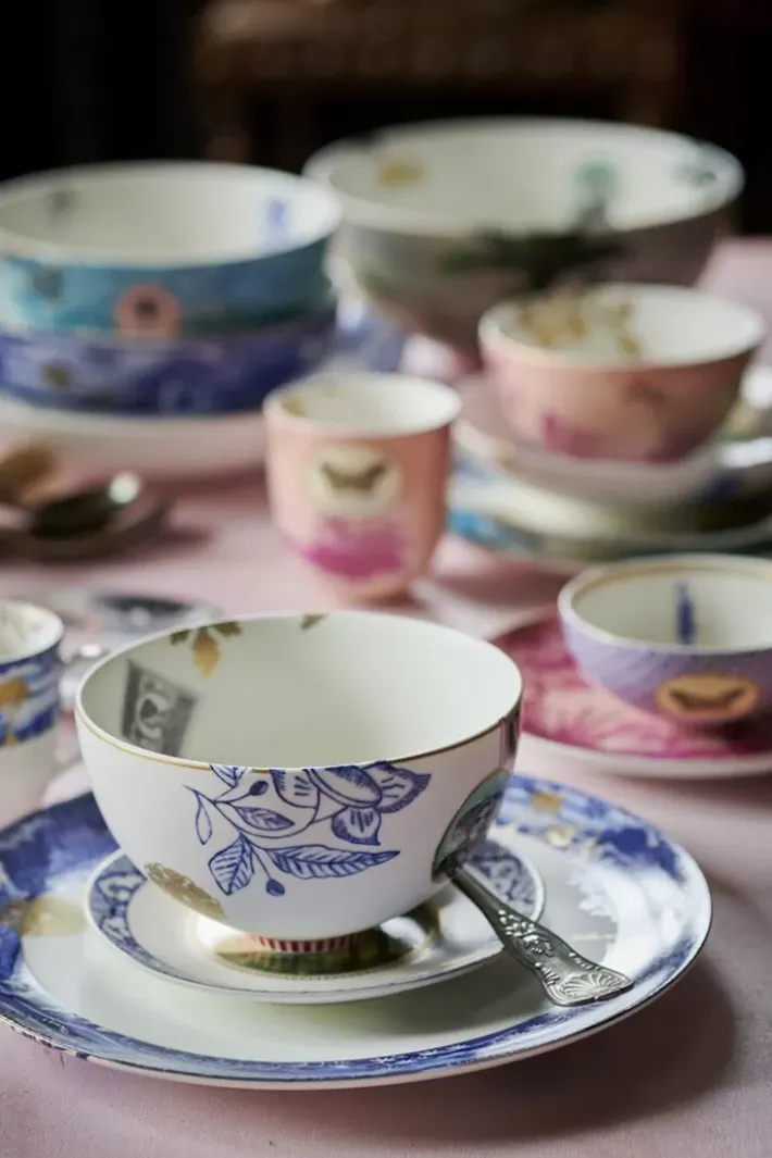 Pip Studio Heritage Schale Palme Weis 15 Cm