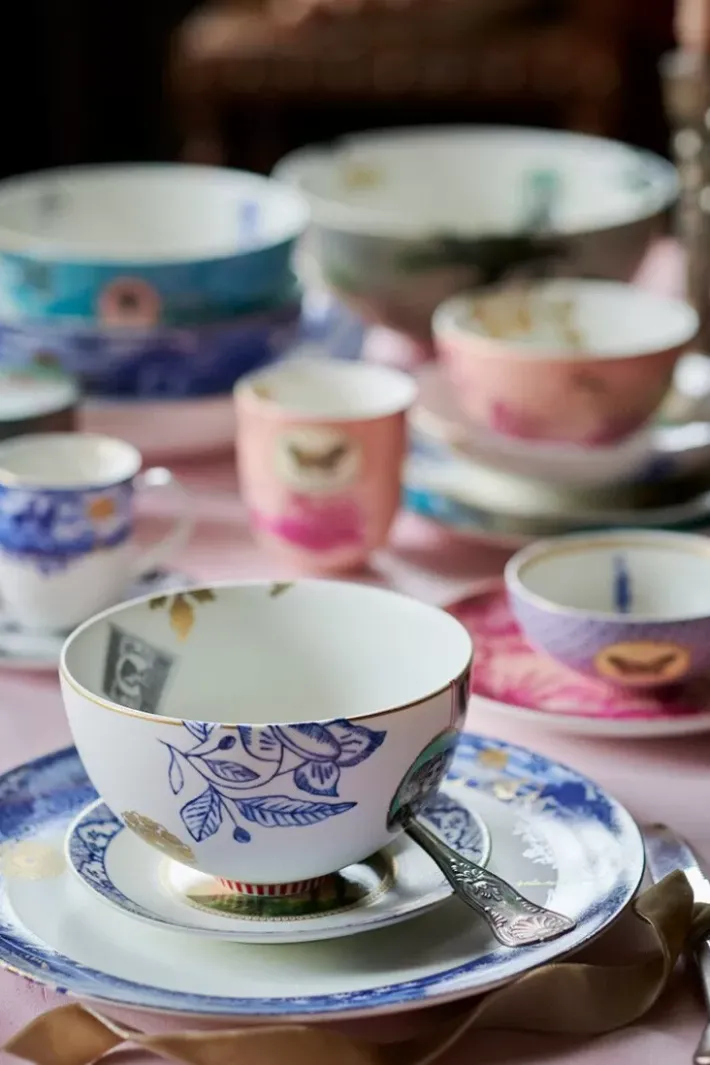 Pip Studio Heritage Schale Palme Weis 15 Cm