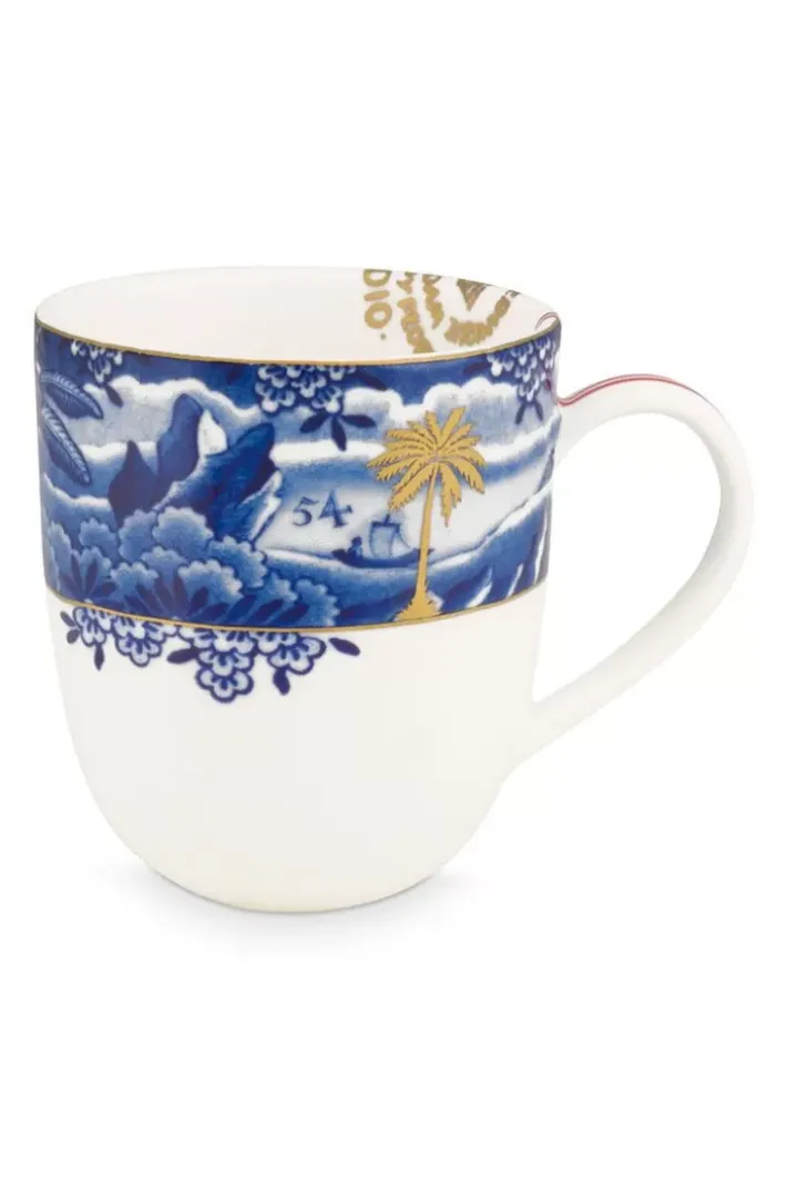 Discount Pip Studio Heritage Tasse Small Grenze Blau
