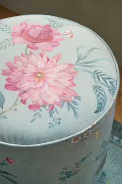 Outlet Pip Studio Hocker Medium Fleur Grandeur Grun