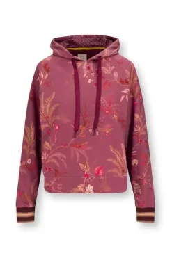 Online Pip Studio Hoodie Lange Armel Isola Rosa