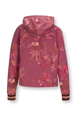 Online Pip Studio Hoodie Lange Armel Isola Rosa