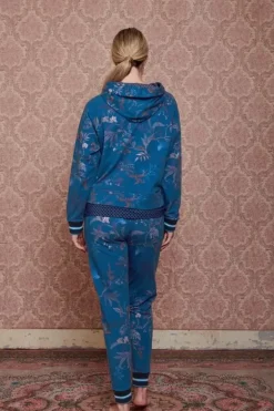 Outlet Pip Studio Hoodie Lange Armel Isola Blau