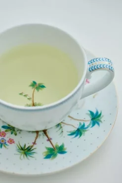 Pip Studio Jolie Cappuccino Tasse & Untertasse Dots Gold