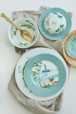 Discount Pip Studio Jolie Petit Four Flowers Blau 12 Cm