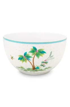 Outlet Pip Studio Jolie Schale Dots Gold 18 Cm Weis