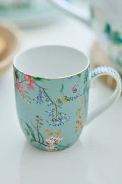Clearance Pip Studio Jolie Set/2 Tasse Klein Flowers Blau