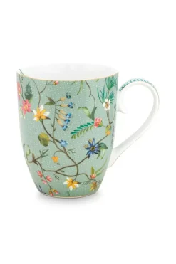 Outlet Pip Studio Jolie Tasse Gross Flowers Blau