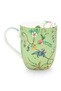 Online Pip Studio Jolie Tasse Klein Blumen Grun