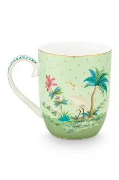 Sale Pip Studio Jolie Tasse Klein Goldene Punkte Grun