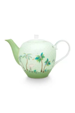 Outlet Pip Studio Jolie Teekanne Gross Grun