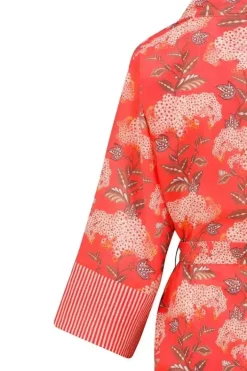 Discount Pip Studio Kimono Flora Firenze Koralle Rot