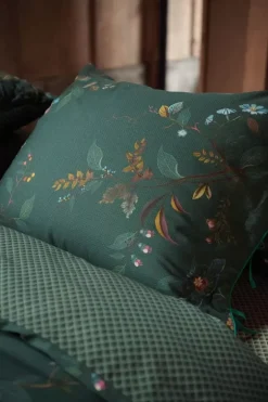 Online Pip Studio Kissenbezug Kawai Flower Dunkel Grun