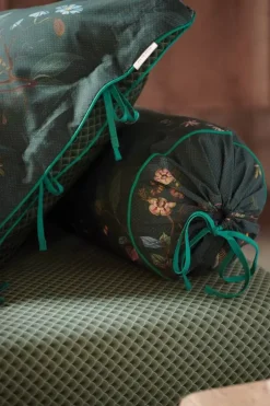Online Pip Studio Kissenbezug Kawai Flower Dunkel Grun
