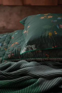 Online Pip Studio Kissenbezug Kawai Flower Dunkel Grun