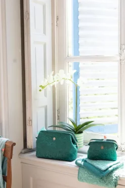 Online Pip Studio Kosmetiktasche Extra Gross Samt Quiltey Days Grun