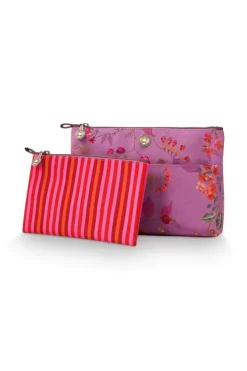 Outlet Pip Studio Kosmetiktasche Kawai Flower Fuchsia