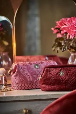 Online Pip Studio Kosmetiktasche Klein Samt Quiltey Days Rot