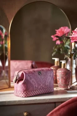 Pip Studio Kosmetiktasche Medium Kyoto Festival Dunkel Rosa