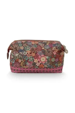 Outlet Pip Studio Kosmetiktasche Medium Tutti I Fiori Rosa