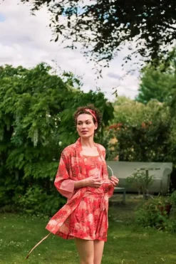 Best Pip Studio Kurze Hose Flora Firenze Koralle Rot