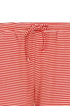 Outlet Pip Studio Kurze Hose Little Sumo Stripe Koralle Rot