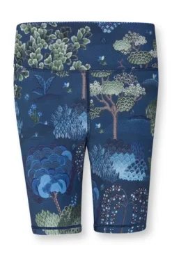 Pip Studio Kurze Sporthose Japanese Garden Blau