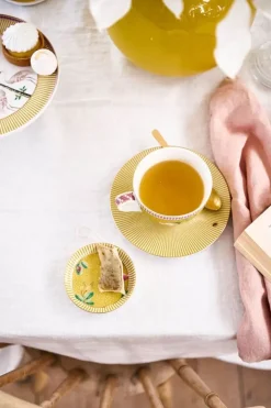 Pip Studio La Majorelle Cappuccino Tasse & Untertasse Gelb