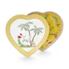 Outlet Pip Studio La Majorelle Set/2 Herz Form Teller Gelb