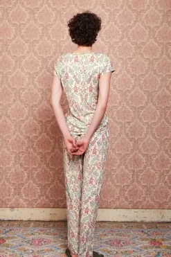 Hot Pip Studio Lange Hose Primavera Weis