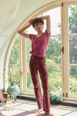 Discount Pip Studio Lange Sport Schlaghose Isola Dunkel Rot