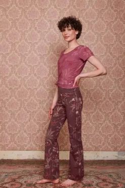 Discount Pip Studio Lange Sport Schlaghose Isola Dunkel Rot