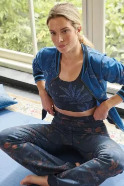 Hot Pip Studio Lange Sport Schlaghose Isola Dunkel Blau