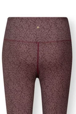 Sale Pip Studio Lange Sporthose Leafy Dots Terra Rot