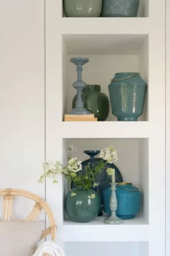 Hot Pip Studio Laterne Emailliert Dunkel 29 Cm Grun