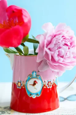 Clearance Pip Studio Love Birds Kanne Klein Rot/Rosa Mehrfarbig