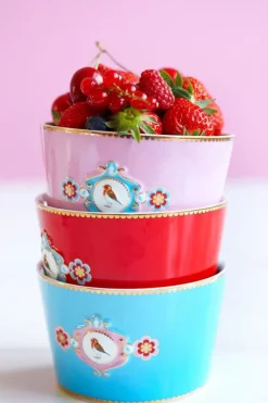 Outlet Pip Studio Love Birds Schale Rosa 15 Cm