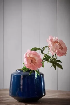 Discount Pip Studio Metal Vase 22 Cm Blau