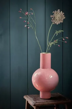 Online Pip Studio Metall Vase 40Cm Rosa