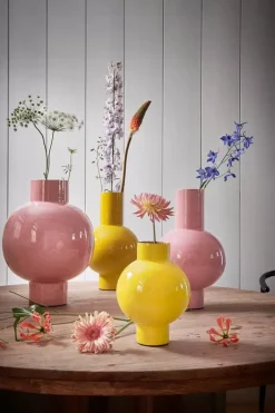 Online Pip Studio Metall Vase 40Cm Rosa