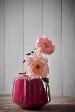 Sale Pip Studio Metall Vase Dunkel 22 Cm Rosa